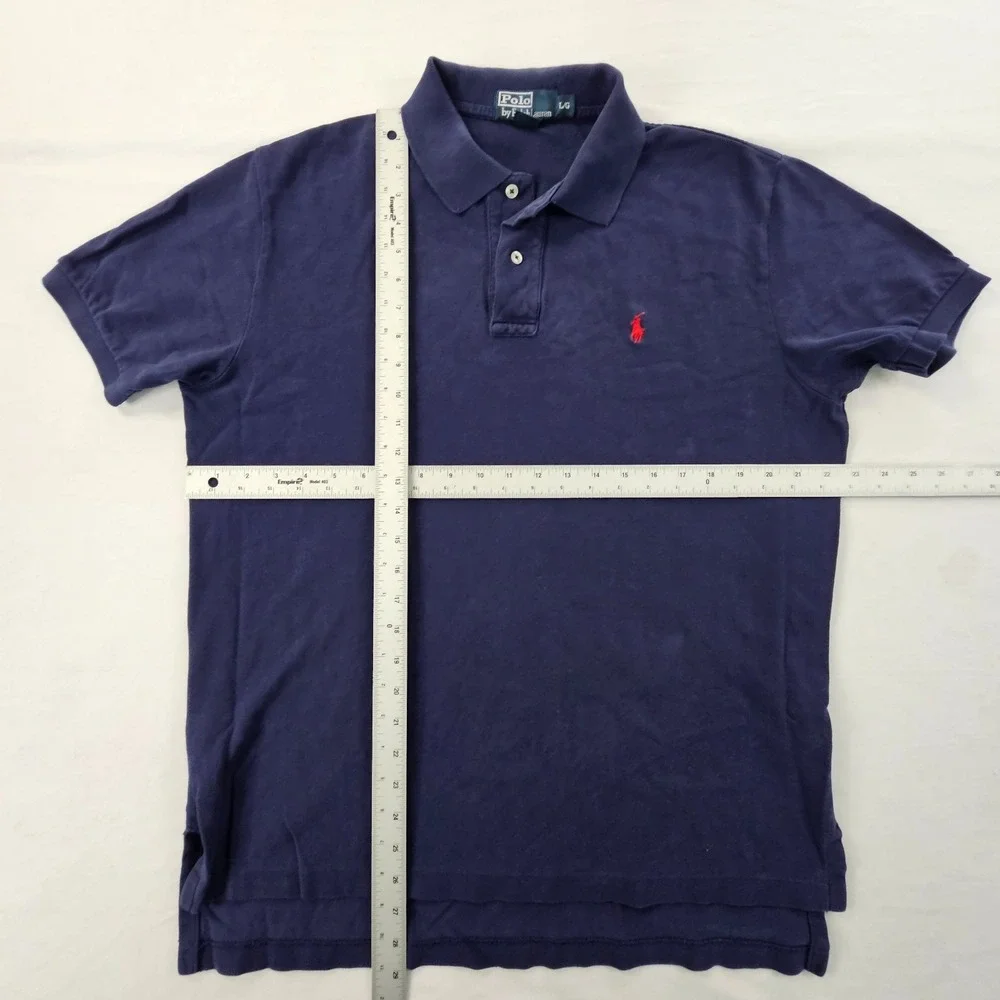 Polo Ralph Lauren Blue Short Sleeve Polo Shirt Men's L